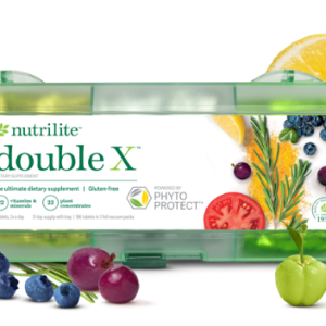 Nutrilite™ Double X™ Vitamin/Mineral/Phytonutrient Supplement - 31-Day Supply with 3-Compartment Case. 186 Tablets
